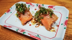 Alaskan White King Salmon - Sushi SAM's EDOMATA