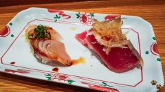 Spanish Mackerel and Fresh Bonito - Sushi SAM's EDOMATA