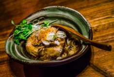 Agedashi Tofu with Mushroom Sauce - Ippuku, Berkeley, CA