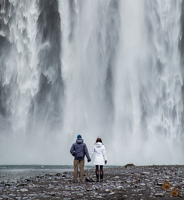 Togetherness - Skógafoss - Suðurland (Southern Region), Iceland